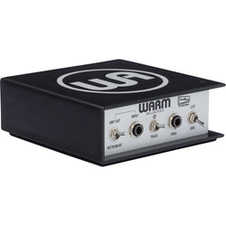 Warm Audio WA-DI-P DI box for instrument connection, featuring rugged build and professional audio interface, shown in the image.