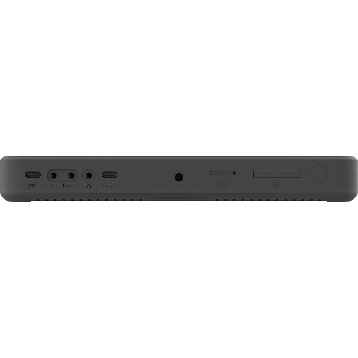 YoloLiv YoloBox Ultra video monitor showing touchscreen interface with live streaming controls and professional video display.