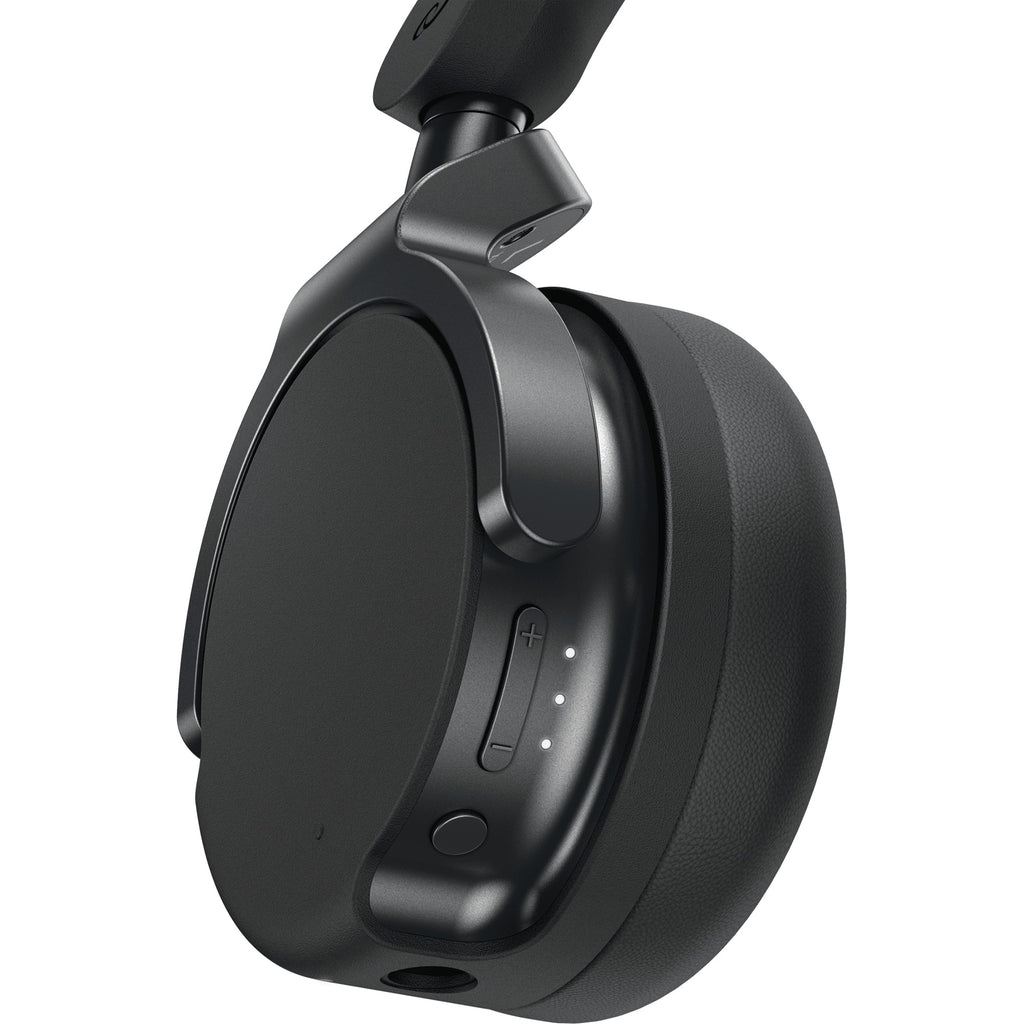 AlphaTheta HDJ-F9, ear cup with volume controls and status LEDs