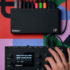 Elektron Outbox 8 connected to an Elektron Digitone II