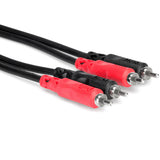 Cablu de interconectare stereo Hosa CRA-200 Dual RCA – Dual RCA