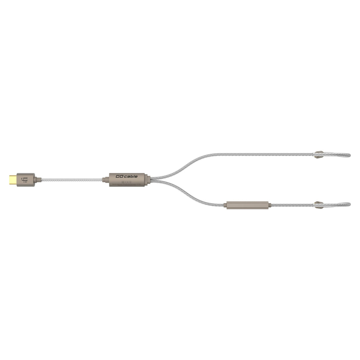 iFi Audio GO cable, side view showing full cable length