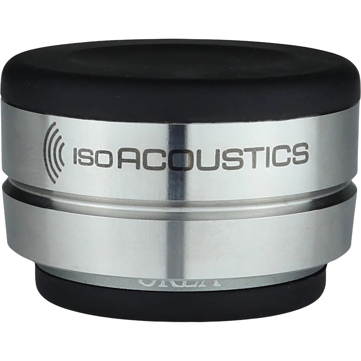 IsoAcoustics Orea Graphite speaker stands with sleek black finish, designed to improve audio clarity and stability for home speakers.