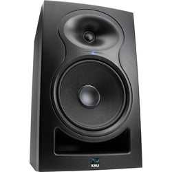 Kali Audio LP-8 V2 active nearfield monitors, in black, front view