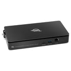 OWC Thunderbolt 5 Dual 10GbE Network Dock, front three-quarter view