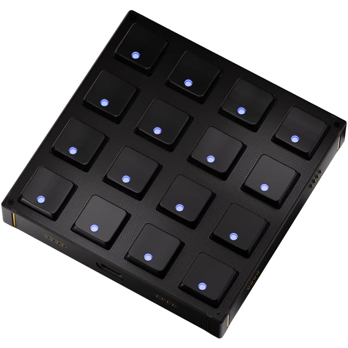 Intech Studio BU16 Series 3 MIDI controller with knobs and buttons, compact design for music production and performance.